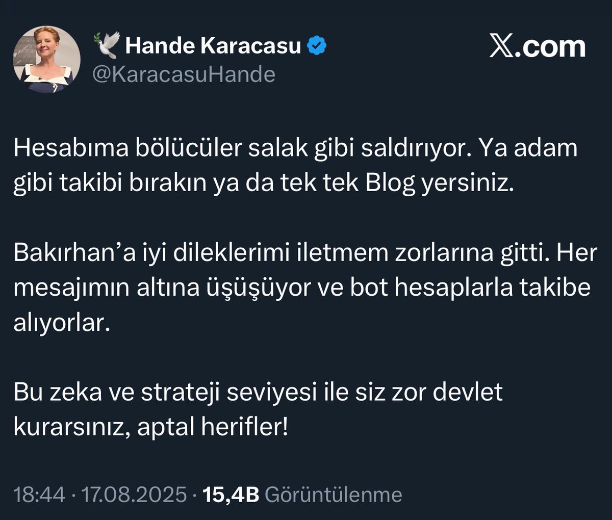 Block’tur o Hande blog olsa ağrıdan duramazsın 😂😂😂