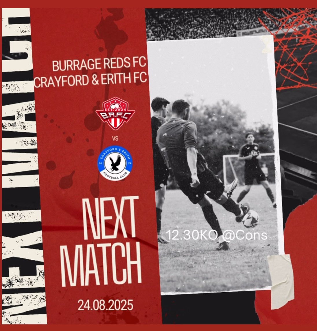 Fresh week, let’s hope for no dramas as we go up against the double cup winners in the NKFL <a href="/CEFC__/">Crayford and Erith FC</a> Most of the lads should be back… then it’s straight onto a pint at Con’s festival 🍺⚽️<a href="/WESFA_Football/">W.E.S.F.A.</a>