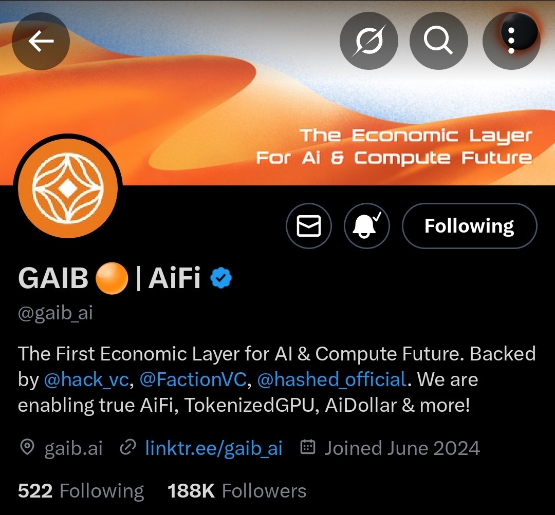 D•N•X Ⓜ️ (@dani_xmart_e) on Twitter photo <a href="/gaib_ai/">GAIB 🟠 | RWAiFi</a> lets you invest in the engine room of the AI age.
Why just use AI when you can own the infrastructure? #AI #GAIB #War2 #BBNaija #LaCasaDeLosFamososMx #bb27 #世界猫の日 #Alaska #Putin #Ceasefire #Trump #UkraineWar #HappyJanmashtami
#KrishnaJanmashtami2025 <a href="/gaib_ai/">GAIB 🟠 | RWAiFi</a> lets you invest in the engine room of the AI age.
Why just use AI when you can own the infrastructure? #AI #GAIB #War2 #BBNaija #LaCasaDeLosFamososMx #bb27 #世界猫の日 #Alaska #Putin #Ceasefire #Trump #UkraineWar #HappyJanmashtami
#KrishnaJanmashtami2025