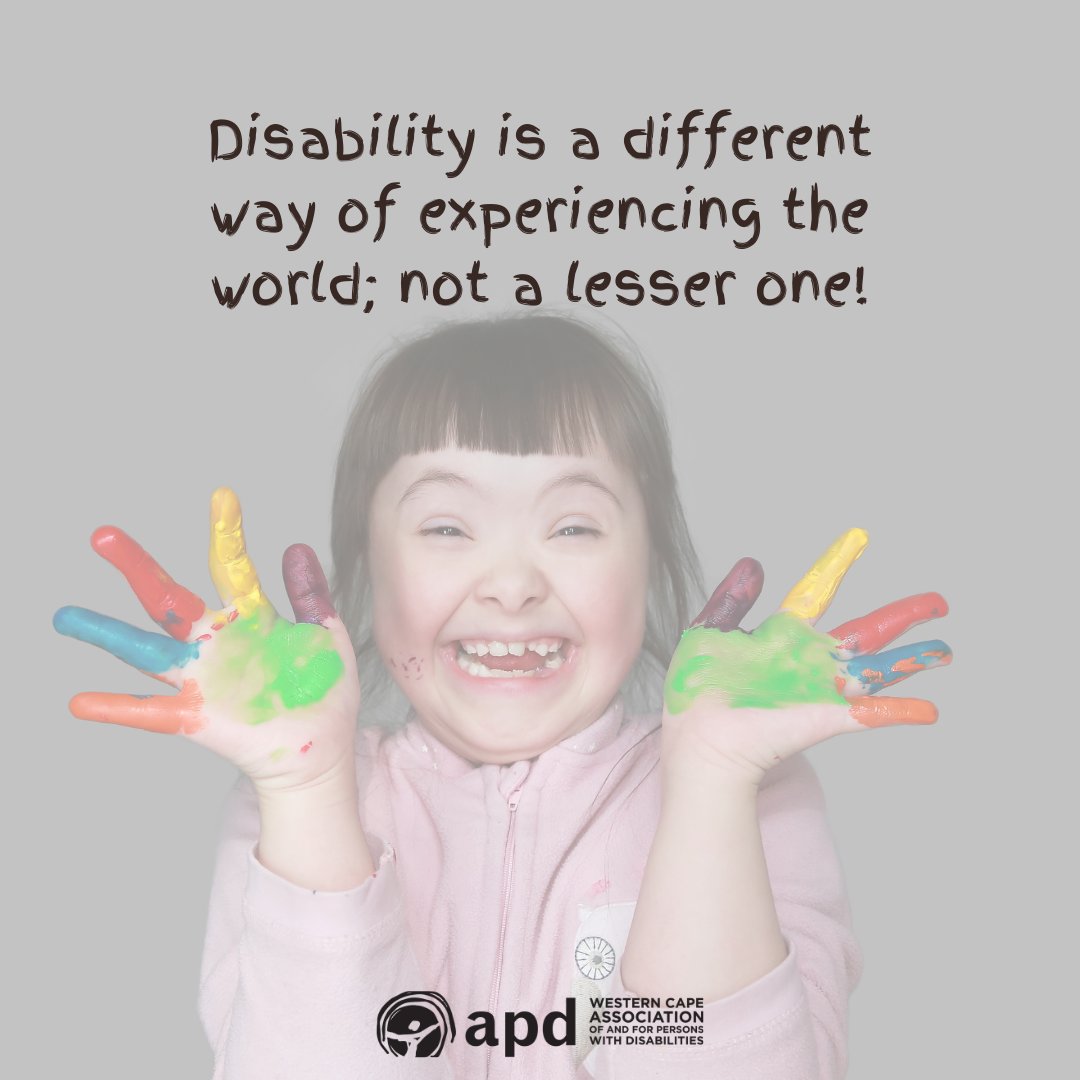 Let’s honour difference.  Let’s build a world where everyone belongs.

#WCAPD #MondayMotivation #inclusionmatters #colourfulworld #ThinkDifferently #contactus #leaveacomment

wcapd.org.za