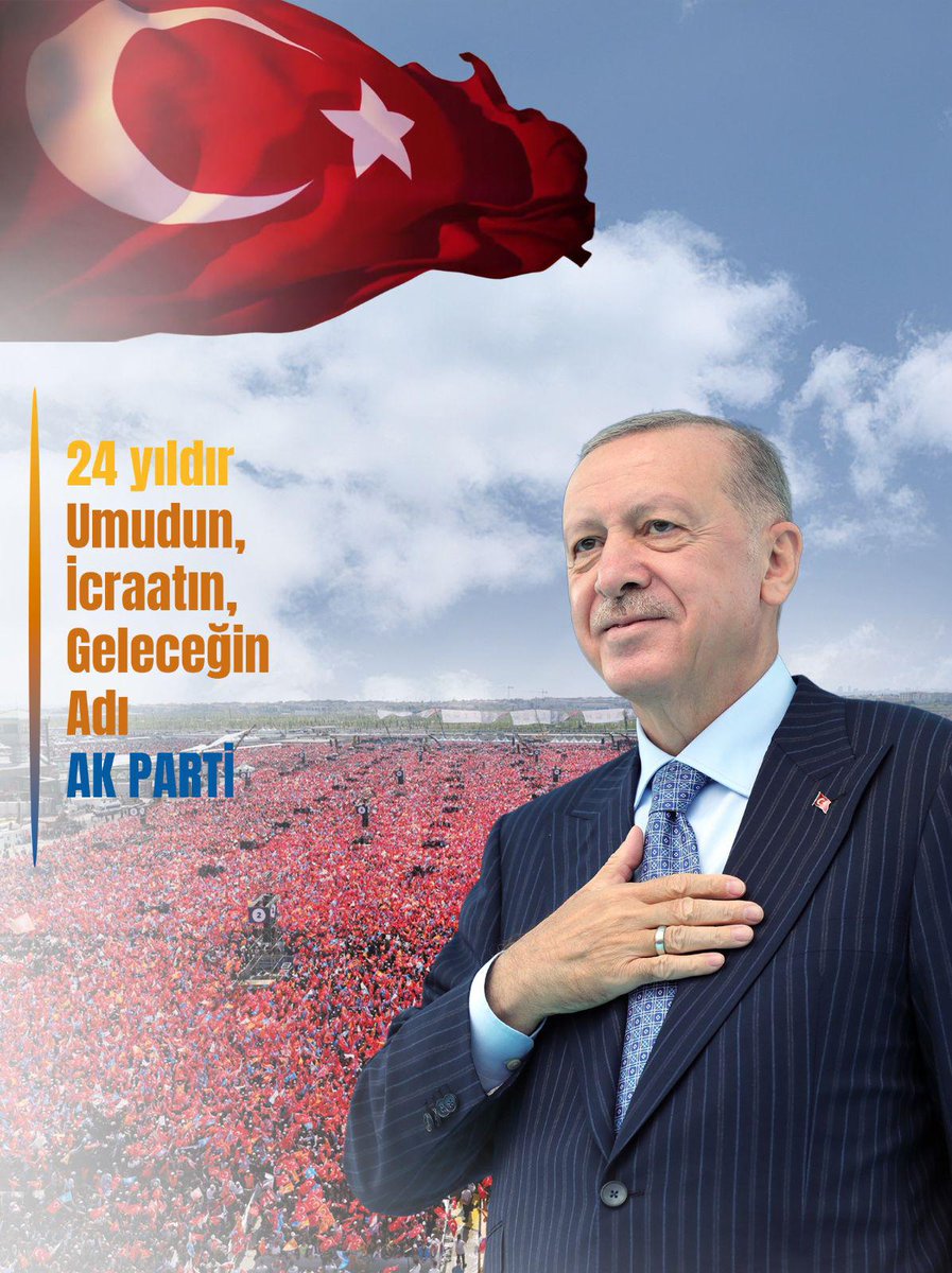 Oğuz Kaan POLAT (@oguzkaan_plt) on Twitter photo Cumhurbaşkanımız Recep Tayyip Erdoğan:
"Türk siyasetinde açtığımız yeni sayfayı şu sözlerle tarif etmiştik. Bu sayfa Türk siyaset hayatına AK Parti’nin katılımını müjdeliyor.
Artık hiçbir şey eskisi gibi olmayacak."
#24YılınHikayesi
<a href="/RTErdogan/">Recep Tayyip Erdoğan</a>
<a href="/mahmutnazirli/">Mahmut Rıdvan Nazırlı</a> Cumhurbaşkanımız Recep Tayyip Erdoğan:
"Türk siyasetinde açtığımız yeni sayfayı şu sözlerle tarif etmiştik. Bu sayfa Türk siyaset hayatına AK Parti’nin katılımını müjdeliyor.
Artık hiçbir şey eskisi gibi olmayacak."
#24YılınHikayesi
<a href="/RTErdogan/">Recep Tayyip Erdoğan</a>
<a href="/mahmutnazirli/">Mahmut Rıdvan Nazırlı</a>