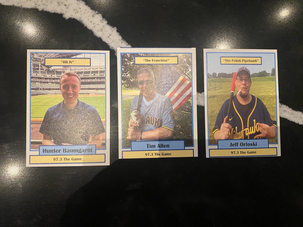 Baseball cards are here at Poto!!! ⁦<a href="/TheGameMKE/">97.3 The Game</a>⁩