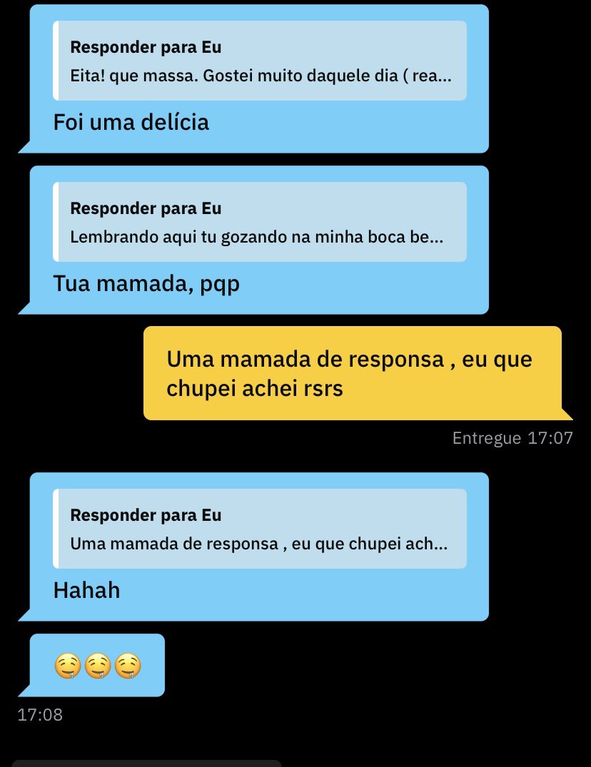 Vamos ser sinceros , tem uns macho que te marca mais que outros. Concordam?