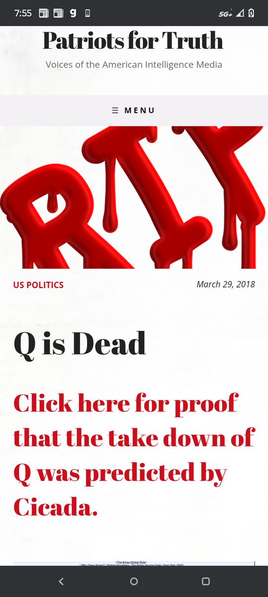 PR0JECT_R0CKET's tweet photo. @TheRoaringKitty NQTHING #qanon said ever came true  💯🎯😺 https://t.co/A8DBBTlmpV