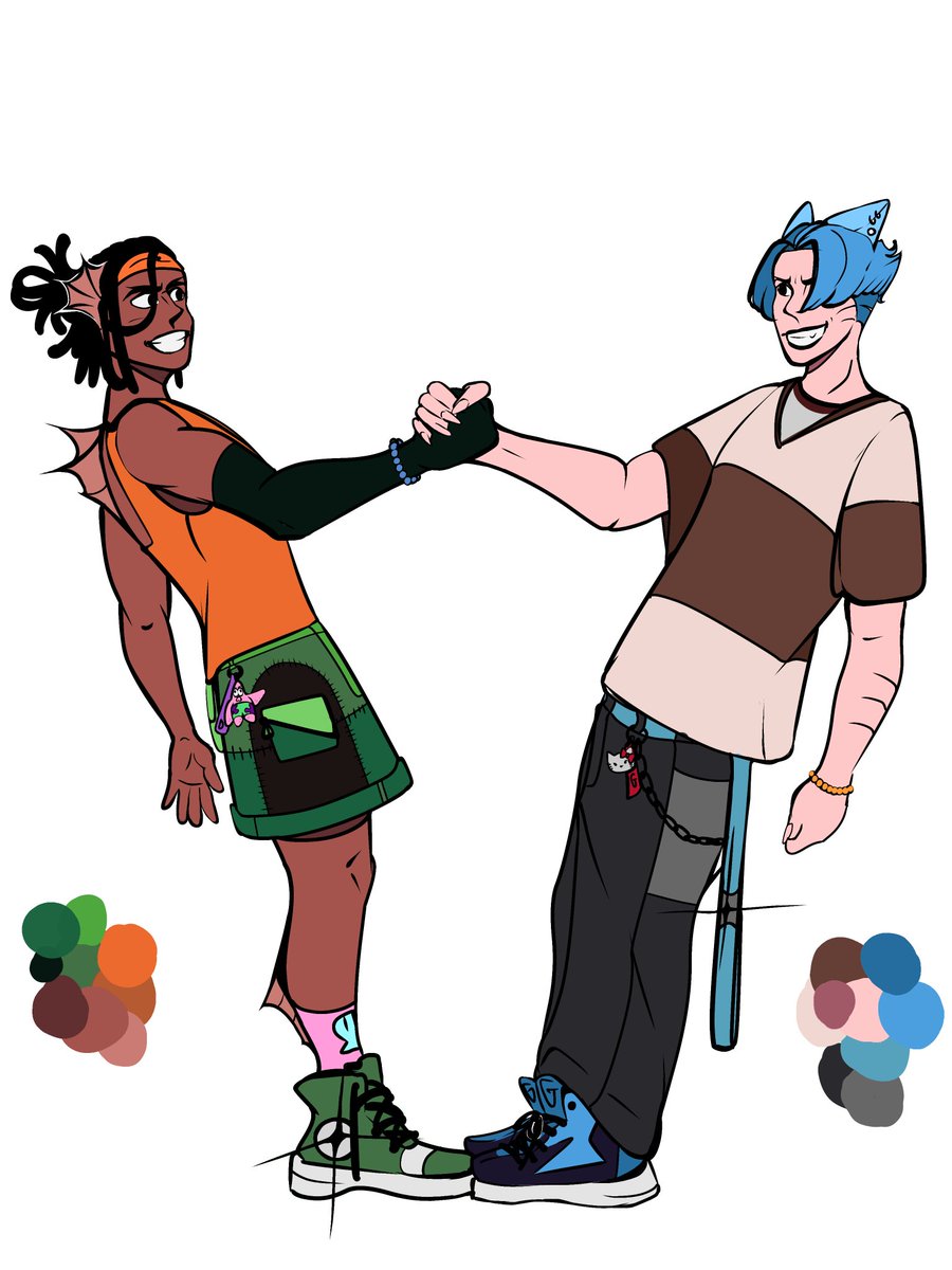 LuxyArtist's tweet photo. Não consigo pensar em nenhum background maneiro pra esses dois https://t.co/i7t0kO9aEx
