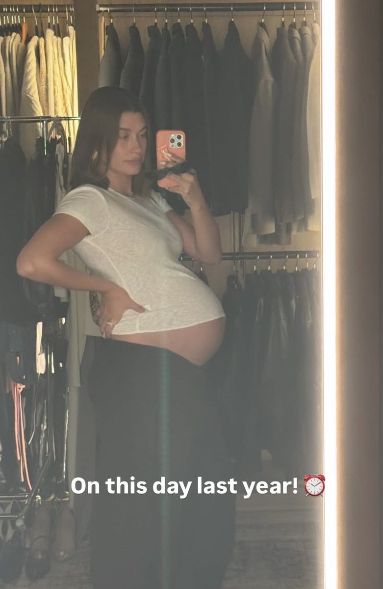 LA PANZA DE HAILEY 4 DIAS ANTES DE PARIR