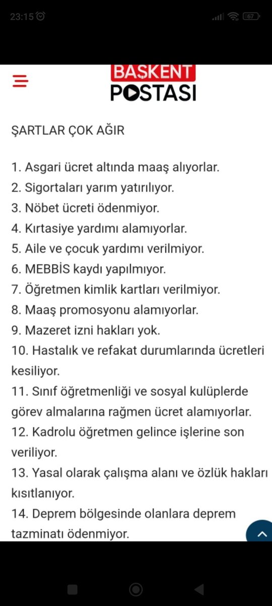 #ÜcrtliÖğrtmnAçlıkTablosu
