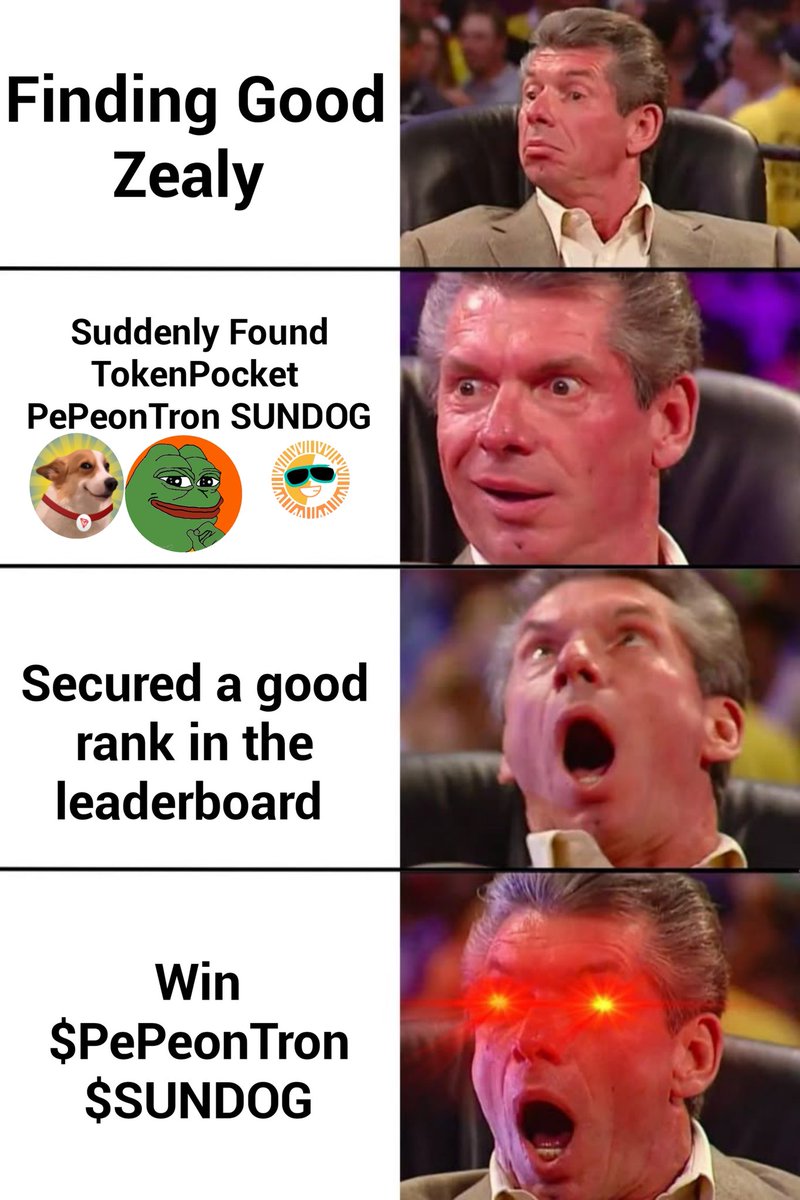 My reaction after securing good position.
<a href="/TokenPocket_TP/">TokenPocket</a>
 <a href="/sunpumpmeme/">ba cku p</a>
 <a href="/SUNDOG_TRX/">SunDog 🐾</a> 
#SunPumpTurns1
Zealy Username: Lestor