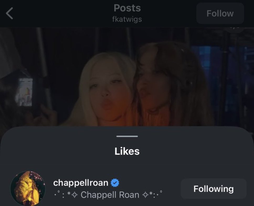 chappell roan liked omg?