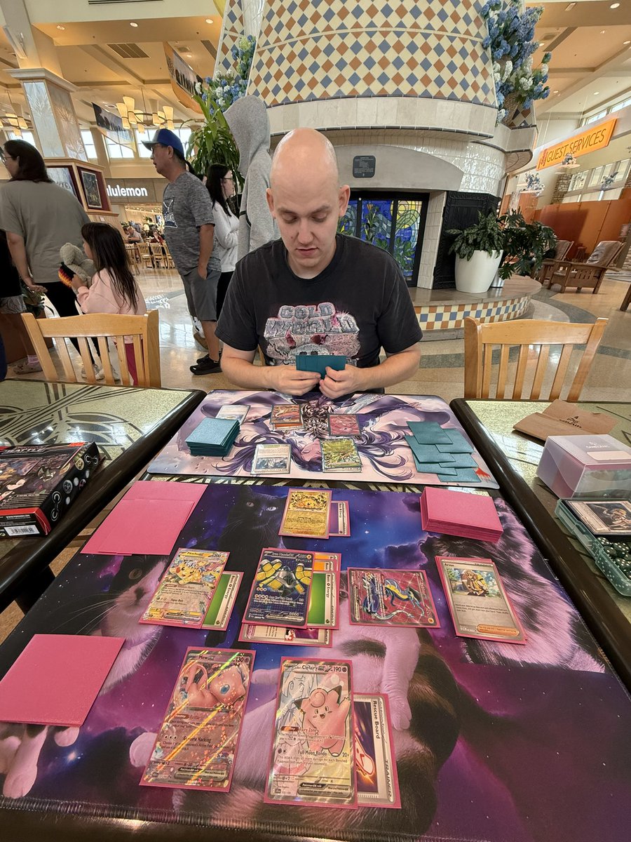 Rocking a little Pokémon on this fine Sunday with the mane himself