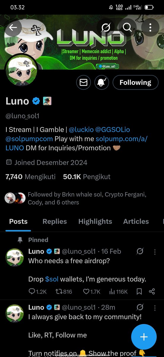 aslayx's tweet photo. @luno_sol1 FtdLpxpNHYb96C2oMpqDES2c5Skear7Ud6DNo123fSJa https://t.co/JmIdkDm9vr