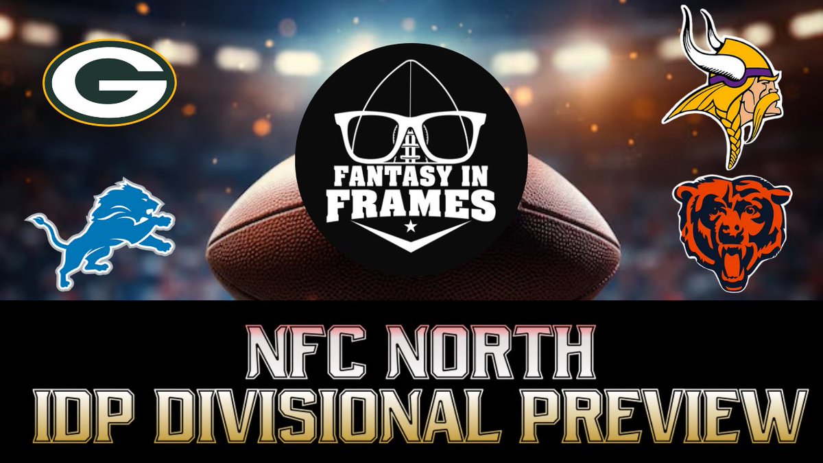 Fantasy In Frames | Keeping 4-EYES On The Prize (@fantasyinframes) on Twitter photo Welcome To Our #FFIDP Divisional Previews!
Today, we continue our IDP DIVISIONAL PREVIEW series looking at players that can either help and/or hurt your fantasy teams in 2025 from each division.
Today, <a href="/joelow63/">Joseph Harlow</a> tackles the NFC NORTH for you!
Link ⤵️ #FantasyFootballAdvice Welcome To Our #FFIDP Divisional Previews!
Today, we continue our IDP DIVISIONAL PREVIEW series looking at players that can either help and/or hurt your fantasy teams in 2025 from each division.
Today, <a href="/joelow63/">Joseph Harlow</a> tackles the NFC NORTH for you!
Link ⤵️ #FantasyFootballAdvice
