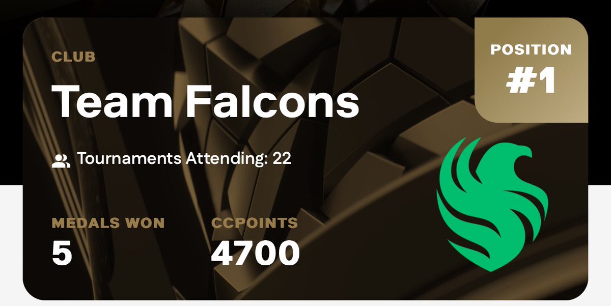 الاسبوع السادس، ومكملين في الصدارة ☝️🔝

 #FalconsAreHere - #EWC2025