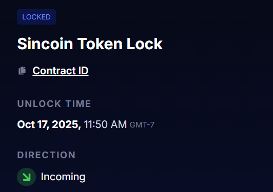 SinCoinOfSOL's tweet photo. Developer Supply officially locked

In for the long run

https://t.co/PwiqfuCPtg https://t.co/T3sgGzxaxo