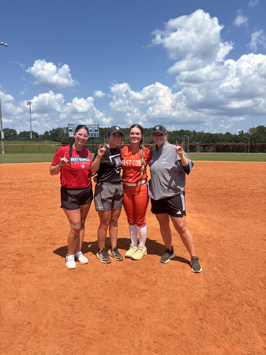 BrooklynCorn_2027 (@brooklyn114402) on Twitter photo I had a great time at West Georgia today! Thank you Coach Burton and Coach Kane for hosting a wonderful camp. <a href="/ECBVanAtta/">East Cobb Bullets Van Atta 16U</a> <a href="/EastCobbBullets/">EC Bullets Fastpitch</a> <a href="/softball_efhs/">EFHS Softball</a> <a href="/UWGSoftball/">West Georgia Softball</a> I had a great time at West Georgia today! Thank you Coach Burton and Coach Kane for hosting a wonderful camp. <a href="/ECBVanAtta/">East Cobb Bullets Van Atta 16U</a> <a href="/EastCobbBullets/">EC Bullets Fastpitch</a> <a href="/softball_efhs/">EFHS Softball</a> <a href="/UWGSoftball/">West Georgia Softball</a>