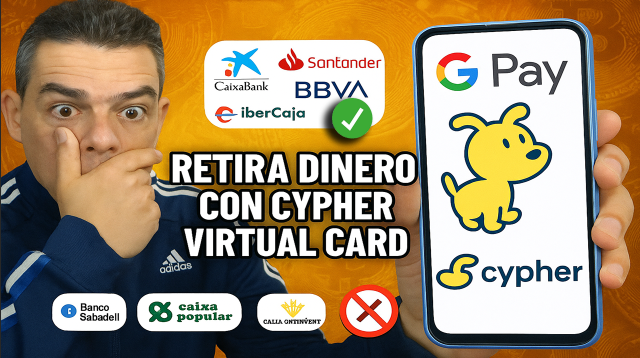 Nuevo VIDEO en mi Canal FAMILIA - Like y Comentario Porfavor , SACA DINERO DE LOS CAJEROS CON TU TARJETA VIRTUAL ¡¡ TUTORIAL COMPLETO !!  LA MEJOR TARJETA CRIPTO? youtu.be/TyO0y0p2cas
app.cypherhq.io/card/referral/…