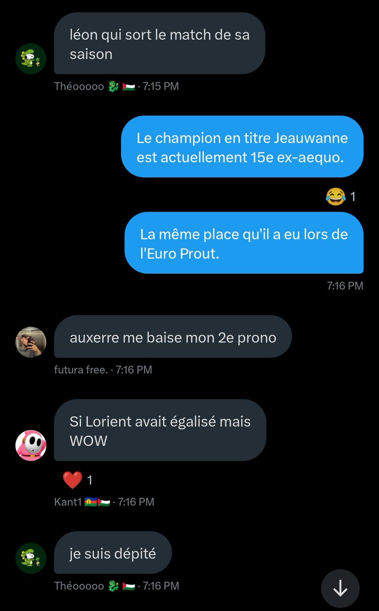 nthtofly's tweet photo. Journée 1
Raphalsinho est le grand LEADER de cette J1 et attaque la saison en grandes pompes. Théo et Cherry Waves 1ers rookies prennent parfaitement leurs marques ! Lanterne rouge pour Maelinho qui se LOUPE complément avec DEUX ×2 ratés et moins de 90 points (ouch). https://t.co/76G9lIyyFR