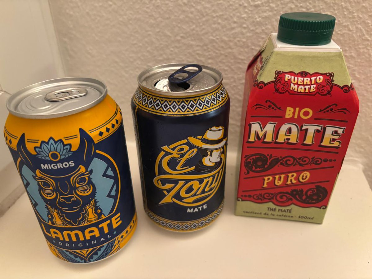 ¡Aún estando en Suiza tengo bebidas hechas a base de yerba mate de Misiones!