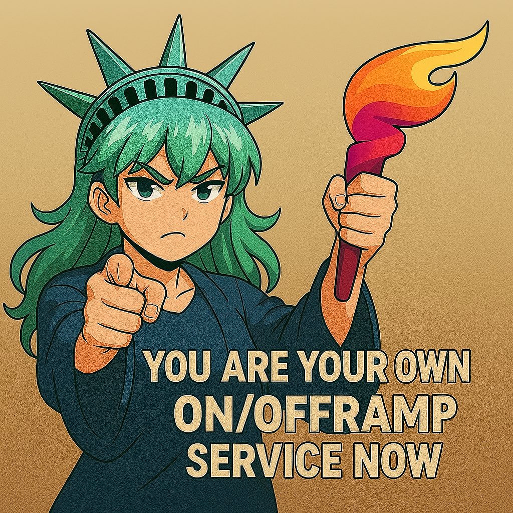 All the PulseChain devs are BULL posting… and you’re STILL not bridged in? 😏

Onboard like a boss:
💵 Fiat → USDC (Base) with <a href="/zkp2p/">ZKP2P</a>
🔄 USDC (Base) → PulseChain assets with <a href="/LibertySwapFi/">Liberty Swap 🦚 Direct Buy Pressure™️</a>

No middlemen. No excuses. YOU are the on/off-ramp now. 🗽⚡️