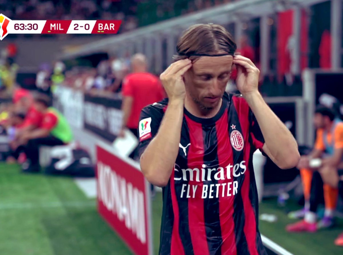 Luka Modric debuta oficialmente con el Milan.

A ver cuánto le puede aportar a los ‘rossoneri’.