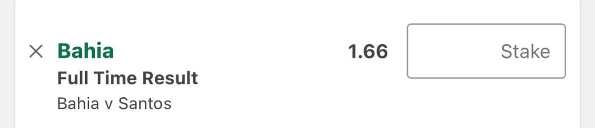 Bahia Vs Santos #ProjectML 

🇧🇷 Serie A 

Bahia Fulltime Result @ 1.66 (1u) 

Don’t forget, we don’t post every #ProjectML bet to twitter/X 

it’s important you’re in the office isolated channel below, it isn’t our usual telegram. 

Only bets from the project 🫡