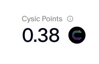 Recently, I sent 222 $PROVE coins to staking, choosing <a href="/cysic_xyz/">Cysic</a> as the operator. I have already been credited with 0.38 Cysic Points.😄 <a href="/SuccinctLabs/">Succinct</a>
<a href="/0xCRASHOUT/">crashout</a>
<a href="/nair_advaith/">Advaith</a>