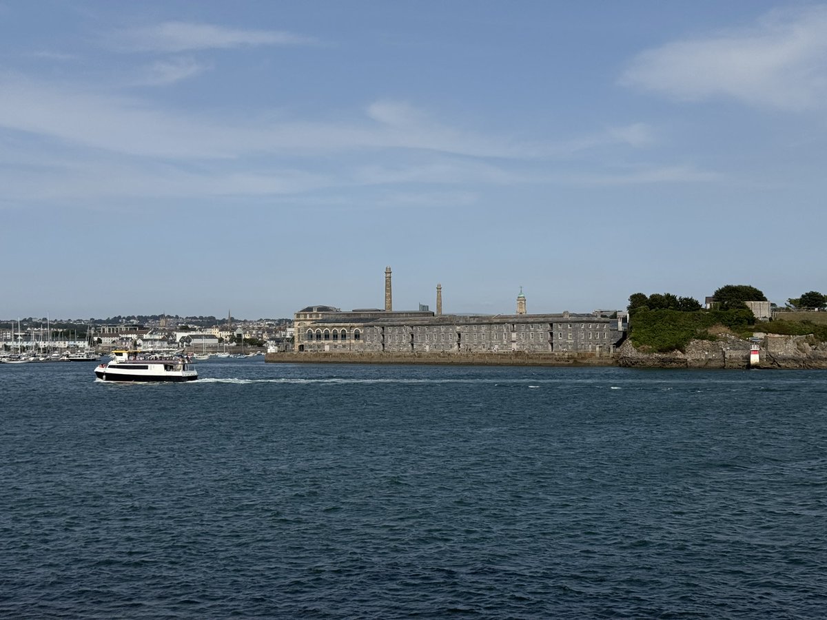 Plymouth. Viewed from the safety of Cornwall.