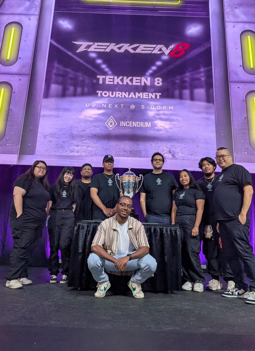 As we head into finals of #TEKKEN8 AT <a href="/LetsGoToTheEX/">letsgototheex</a> I want to give a huge thank you to our wonderful staff this weekend. 

Many of our events at <a href="/Incendium_GG/">Incendium</a> only happen thanks in part to these wonderful folks.