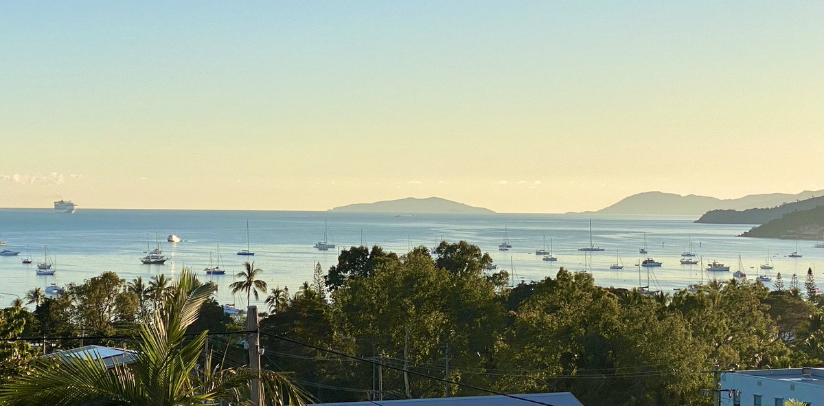 Good morning Airlie Beach! We have a cruise ship visiting today - it will be busy in town!