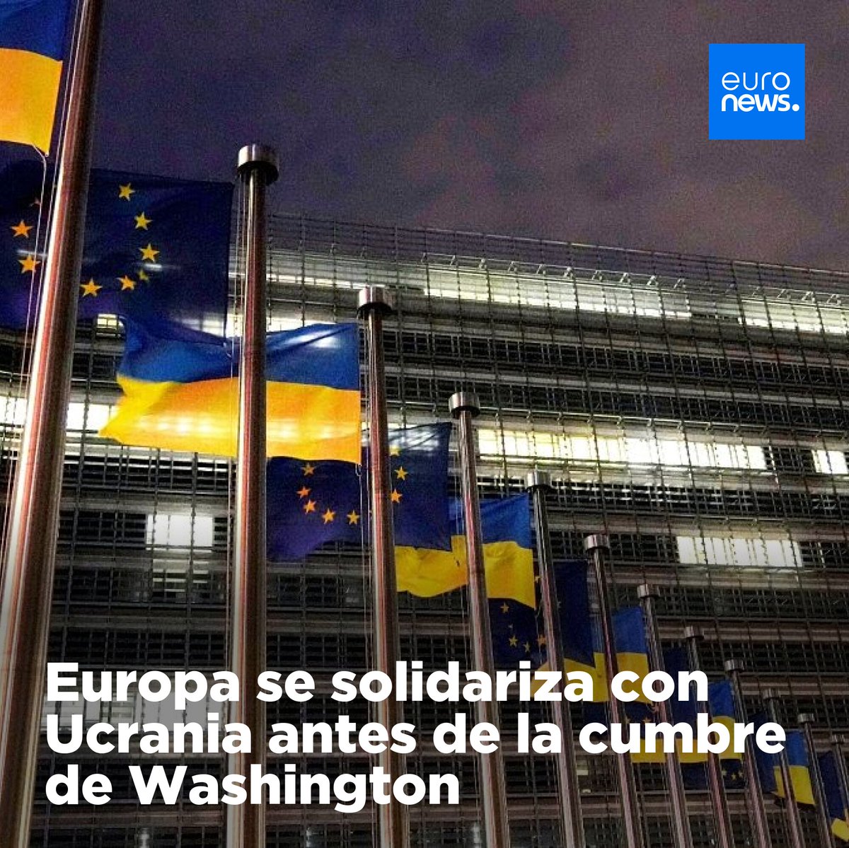 Europa se solidariza con Ucrania antes de la cumbre de Washington
➡️ l.euronews.com/l1Vo