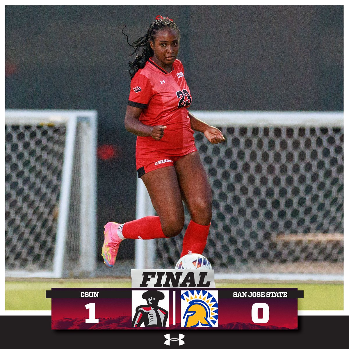 CSUN Matadors (@gomatadors) on Twitter photo First W of the season ✅
<a href="/CSUNWSoccer/">CSUN Women’s Soccer</a> completes an unbeaten opening week with a road win at San Jose State as an 8th minute goal from Jordyn Canister holds up!
#GoMatadors First W of the season ✅
<a href="/CSUNWSoccer/">CSUN Women’s Soccer</a> completes an unbeaten opening week with a road win at San Jose State as an 8th minute goal from Jordyn Canister holds up!
#GoMatadors