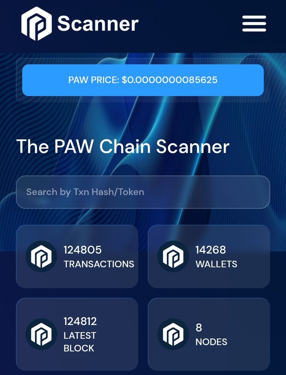 Daily PAW Chain Scanner Update 📢