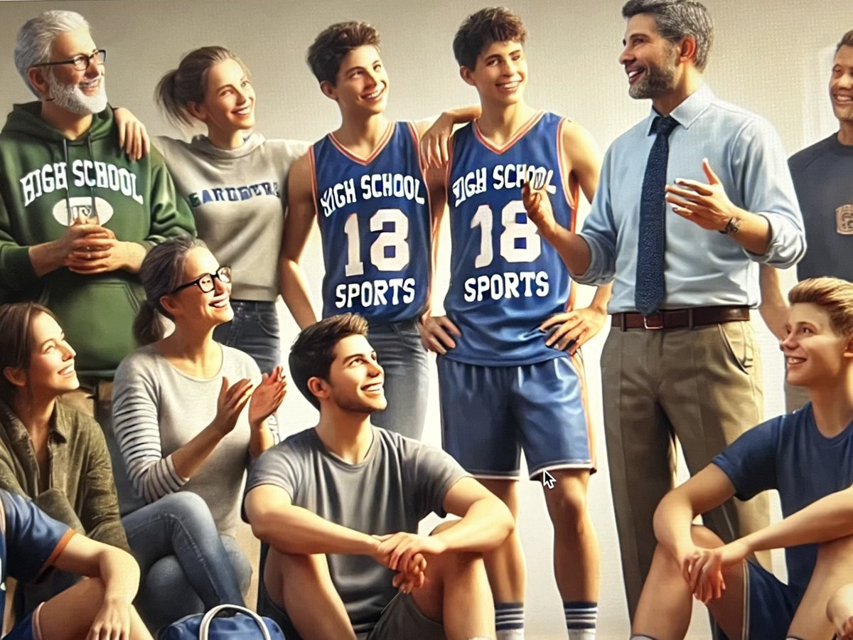 AI BASKETBALL PARENT 1: What number is your kid?

AI BASKETBALL PARENT 2: I have no idea.