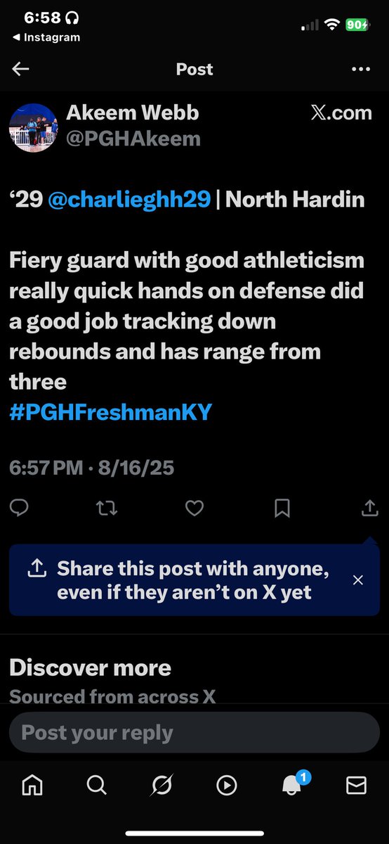 So thankful for the opportunity @prepgirlshoopky 🙏🏽 Had such a good time and met some amazing girls! 🏀✨