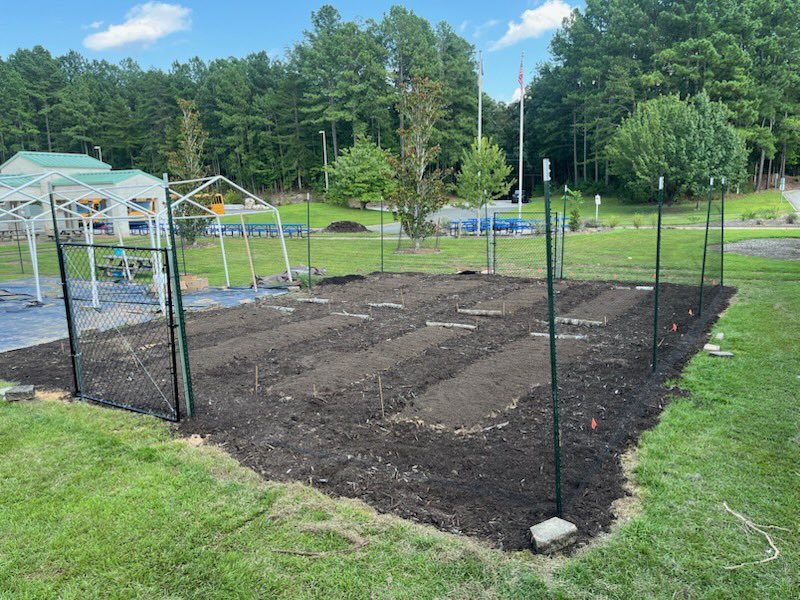 Y’all please look at our sweet NH fam overhauling and prepping our brand new COMMUNITY GARDEN! We are so happy to introduce this new learning space to kids and families, and I am so grateful for our people who show up and show out to create GROWTH! 🌱 <a href="/NHVoyagers/">New Hope Elementary</a> #ArribaYAdelante