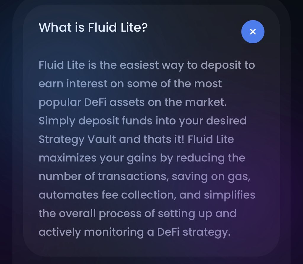 DRPC7 ๐ฅท๐ฝ (@drpc777) on Twitter photo I tested Fluid DEX Lite <a href="/0xfluid/">Fluid ๐</a> over the past week, and honestly, itโs one of the most efficient swap tools Iโve used especially for stablecoin pairs like USDC โ USDT.
Tried it again today:
โข Gas used was ~10,400: thatโs less than half of what Uniswap or Curve charges
โข I tested Fluid DEX Lite <a href="/0xfluid/">Fluid ๐</a> over the past week, and honestly, itโs one of the most efficient swap tools Iโve used especially for stablecoin pairs like USDC โ USDT.
Tried it again today:
โข Gas used was ~10,400: thatโs less than half of what Uniswap or Curve charges
โข