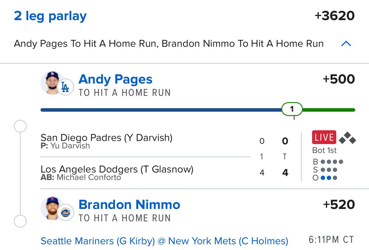 <a href="/MLBHR/">MLB Home Run</a> <a href="/BetMGM/">BetMGM 🦁</a> Try this again, $25 to a follower who like and repost once Nimmo cash us out ‼️💯