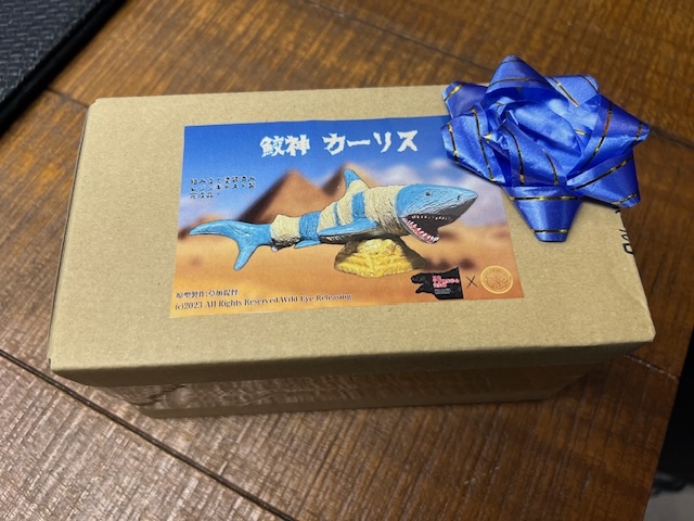 Check out this sweet new MUMMY SHARK sculpt by the amazing and talented <a href="/murasamesaurus/">草加提督【日本サメ映画学会造型部】</a> - a very special gift from Japan! <a href="/PoloniaBros_Ent/">Mark Polonia</a>