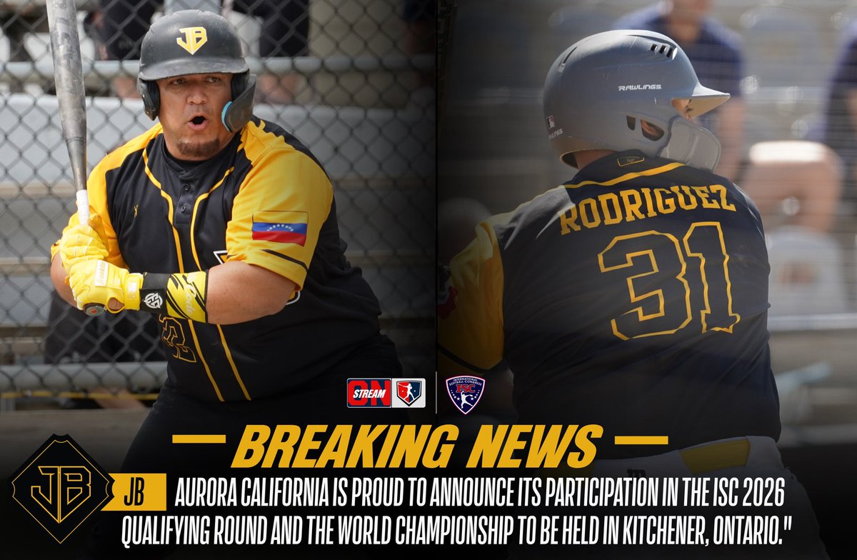 #BreakingNews🚨🔥 Good news 🔝

JB Aurora California 🇺🇸 is proud to announce its participation in theISC Fastpitchh  2026 Qualifying Round, with the goal of earning a spot at the ISC World Championship in Kitchener, Ontario🇨🇦