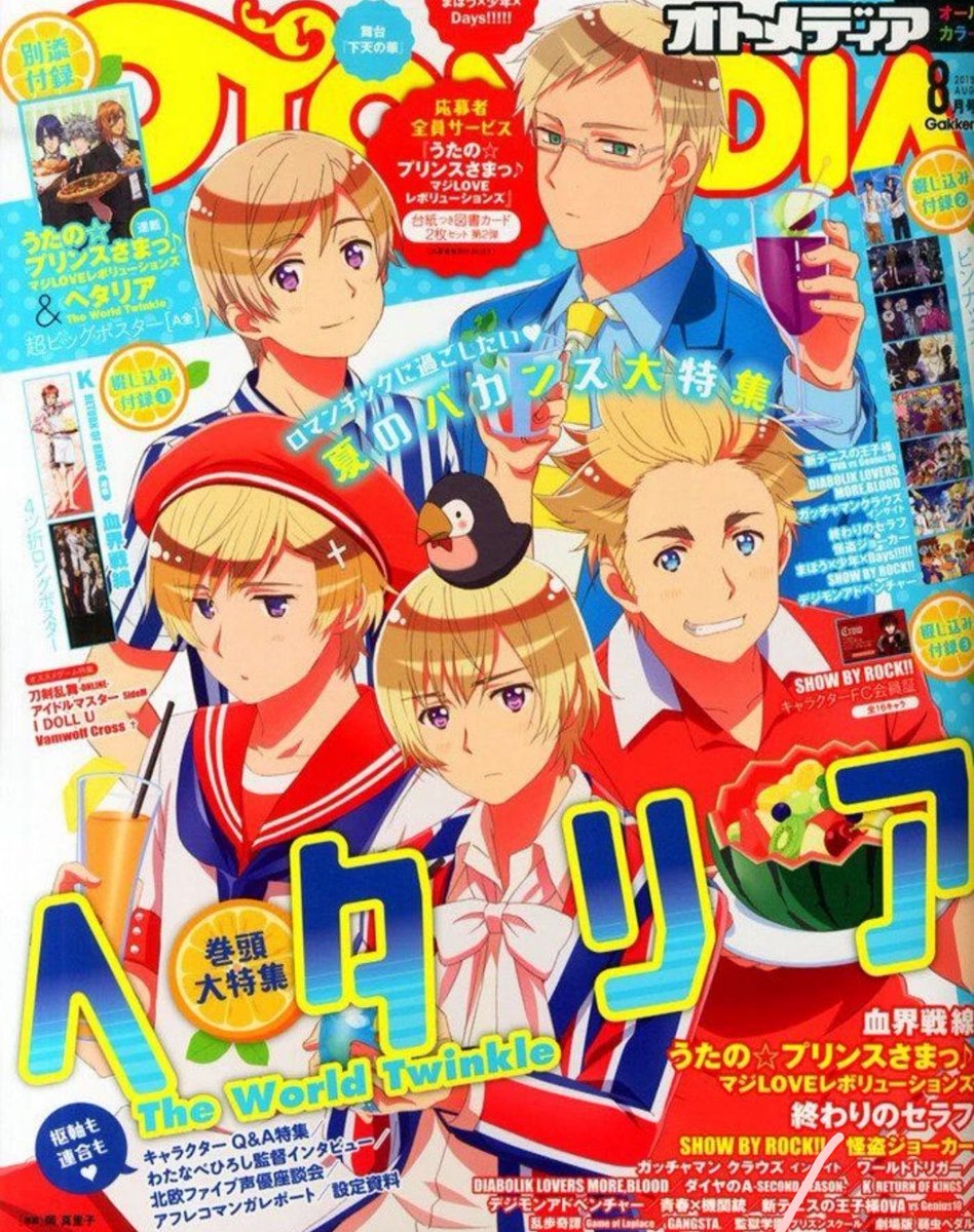 Hourly Hetalia Official Art (@hourlyaph) on Twitter photo 