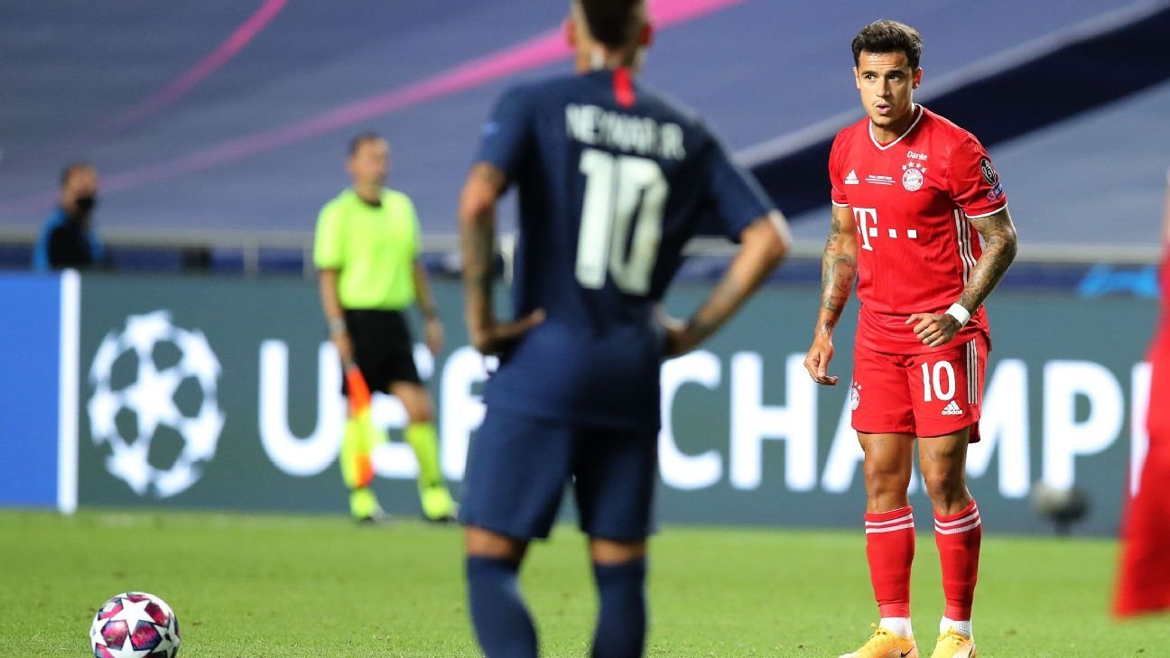 نيمار وكوتينيو. (وكالات)