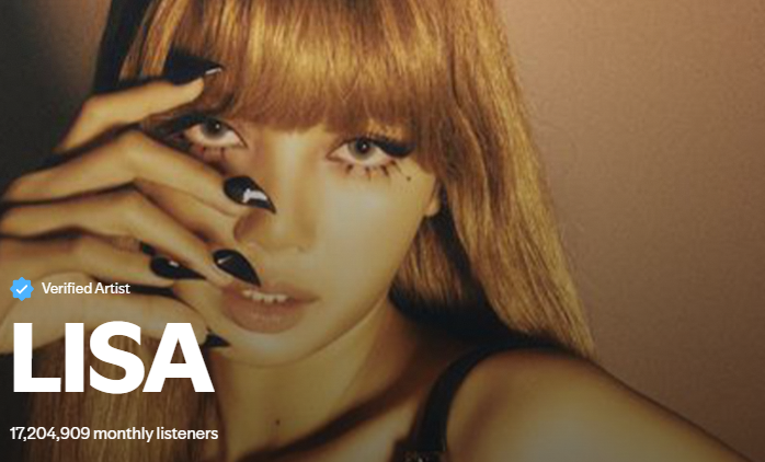 #LISA monthly listeners on Spotify (Aug 16)

17,204,909 (+99,688)🔥