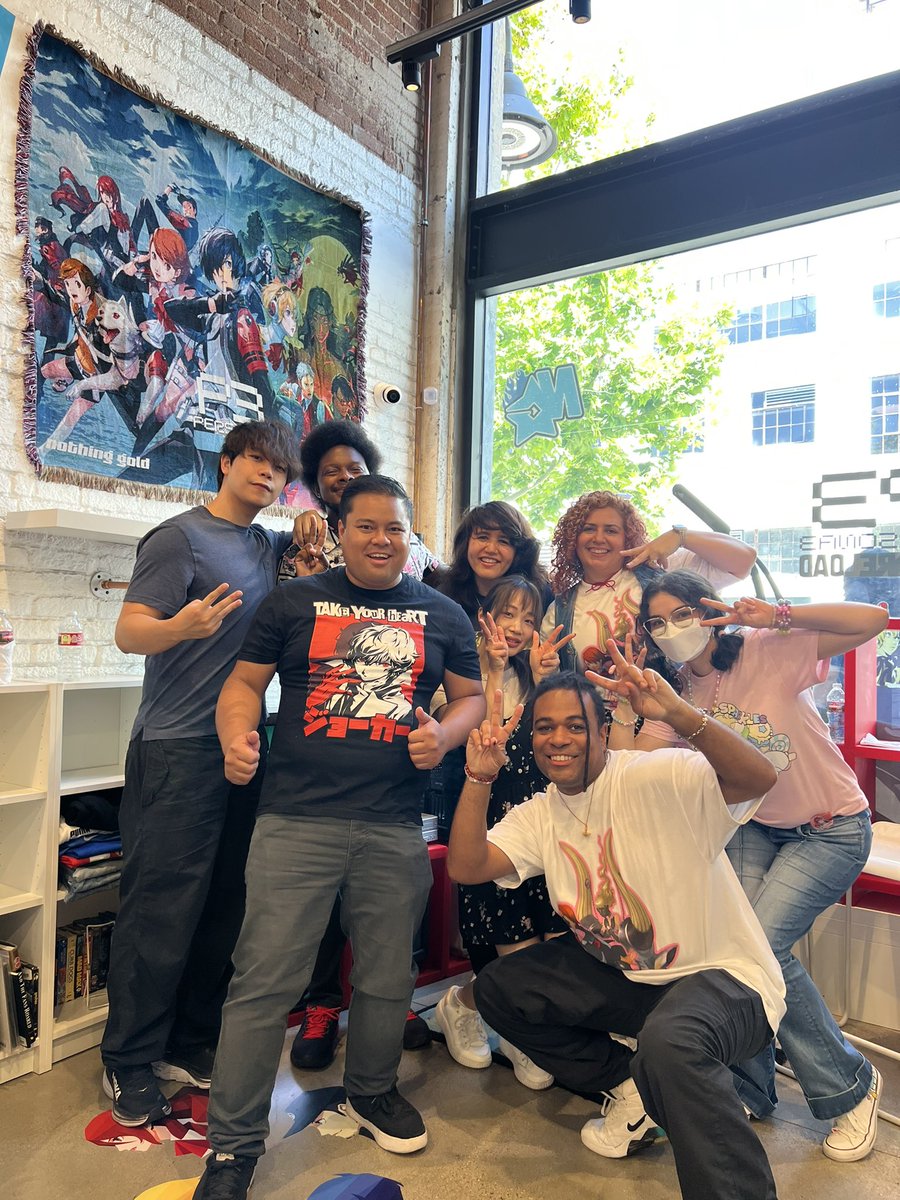 Persona 3 Reload pop collab with <a href="/NTVGLD/">Nothing Gold</a> <a href="/Atlus_West/">Official ATLUS West</a> and meeting many of the voice actors from the game!!