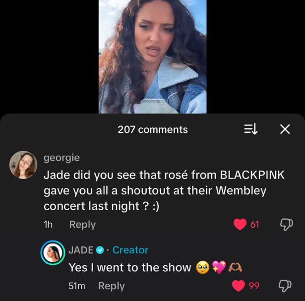 JADE of Little Mix attended BLACKPINK’s concert in London at Wembley stadium!