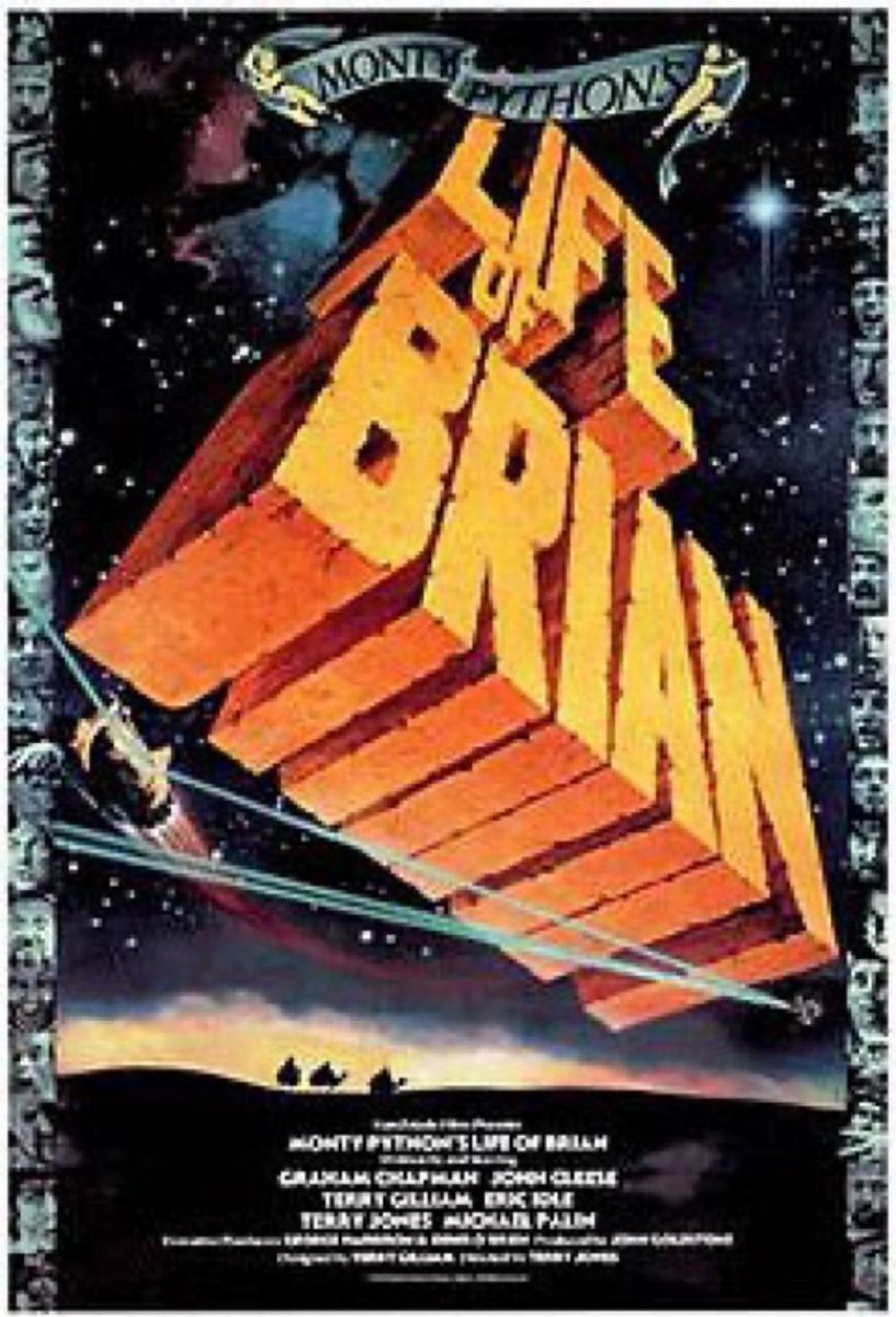 70sDailyDose's tweet image. On August 17, 1979, “Monty Python’s Life of Brian” opened in theaters in the US. #MontyPython