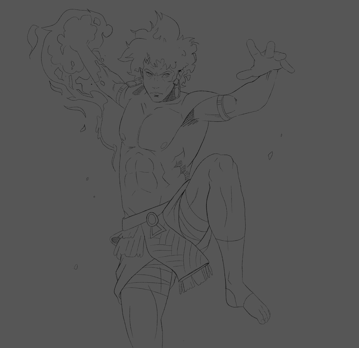 Kinmeki's tweet image. Work in progress… 🚧

#hades2 #prometheus