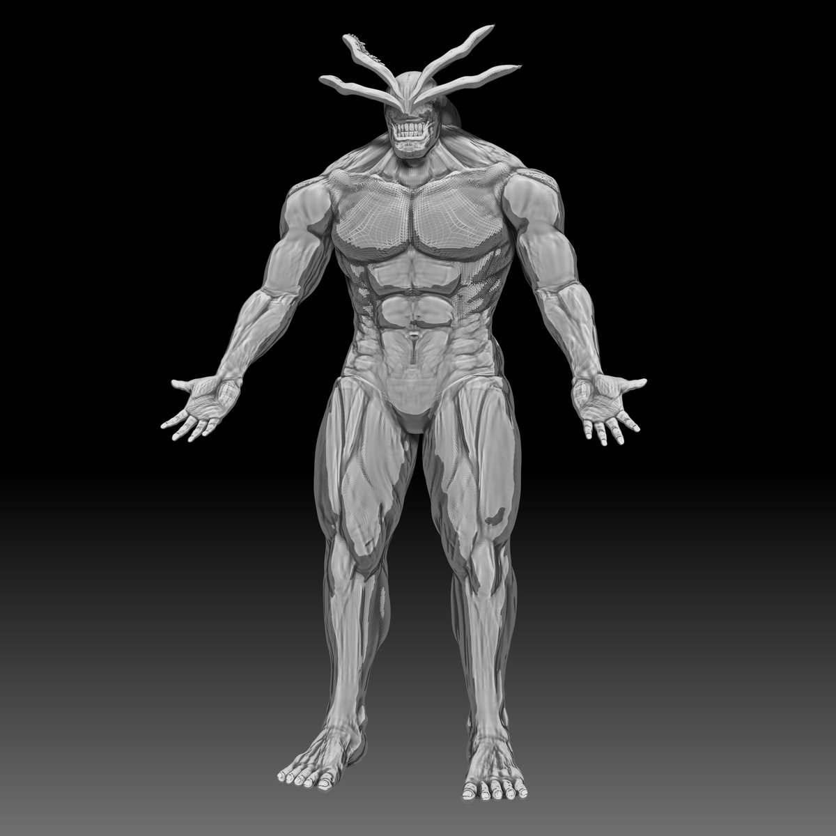 DaWeirdSlimy's tweet image. WIP Mahoraga
Feedback appreciated!

#ROBLOX  #RobloxDev  #3d #Blender #3dmodeling  #model #zbrush