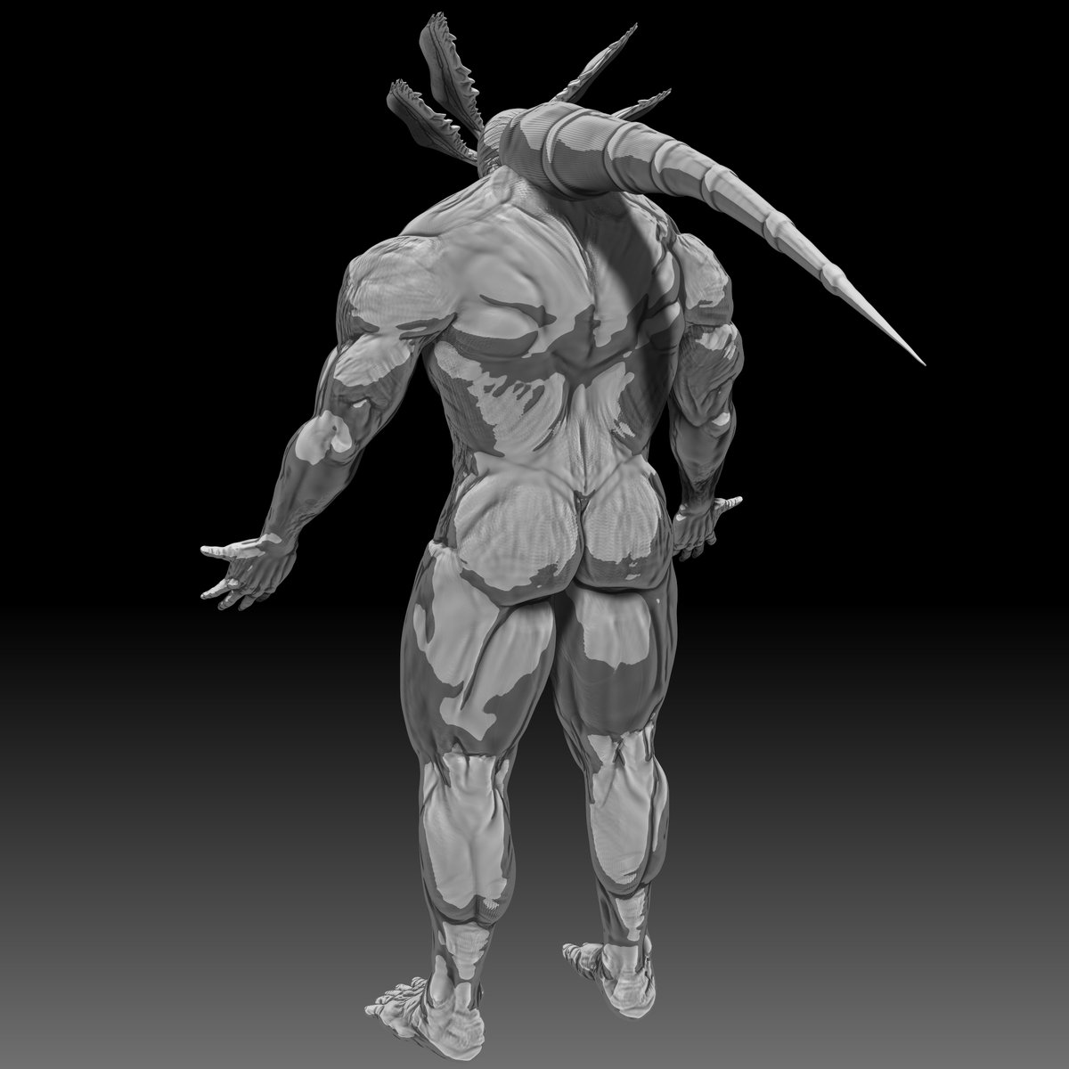 DaWeirdSlimy's tweet image. WIP Mahoraga
Feedback appreciated!

#ROBLOX  #RobloxDev  #3d #Blender #3dmodeling  #model #zbrush