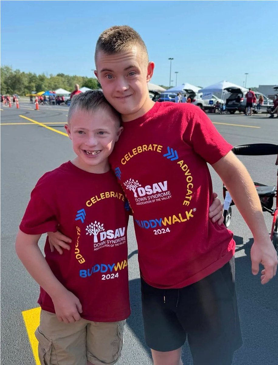 The 18th Annual Buddy Walk T-shirt Deadline is Aug 18 at NOON. All Team monies are due to DSAV to qualify for Top Team Incentives. Buddy Medals &amp; shirts for individuals with Down syndrome are Free to participants registered by Aug 18th.

Register today: dsav.org/buddy-walk