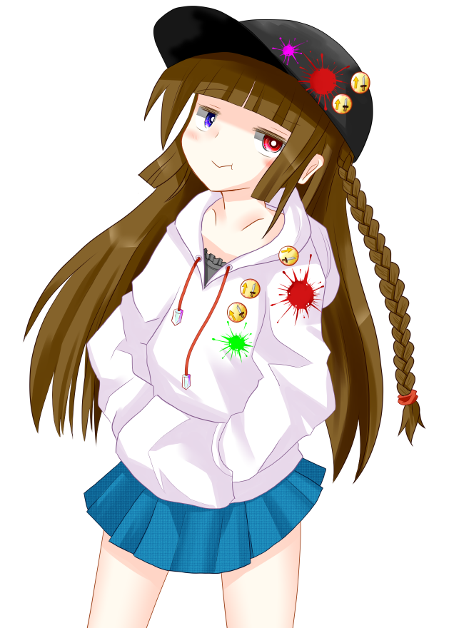 RMwool's tweet photo. これは新キャラの攻撃ガン積みガムクチャ煽り前髪ぱっつんメスガキちゃん(名前考え中) #PLANTUM https://t.co/NehJGBOh58